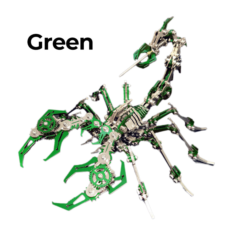 📢📢50 % Rabatt !!!✨3D-Metallpuzzle-Bausatz „Skorpion“ – Mechanisches Modell zum Zusammenbauen