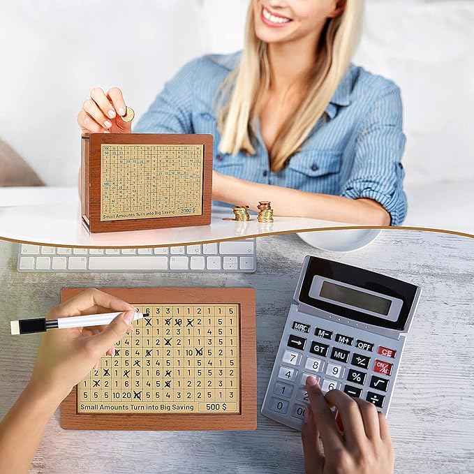 🎁 Heißer Verkauf 49 % Rabatt 🔥 Programm zum Auffüllen Ihrer Brieftasche – Geldkassette aus Holz