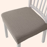 📢📢 3+3 GRATIS⏰Wasserabweisender Stuhlbezug mit Rauten-Jacquard – Für Esszimmer-, Hotel- & Haushaltsstühle 🪑✨