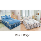 📢📢70 % Rabatt!! ⏰ 3-teiliges Rüschen-Bettrock-Set 🛏️