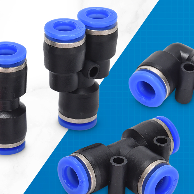 🔧🔗 1/4-Zoll Steckanschluss-Set – Schnellanschluss für pneumatische Leitungen, langlebig & leicht zu montieren 💨⚙️ Perfekt für Werkstatt und Industrie, mit korrosionsbeständigem Präzisionsdesign.