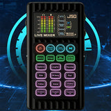 🎉 Neujahrsgeschenk – 50% RABATT!✨🎤 Tragbare Handheld-Live-Soundkarte (Stimmenverzerrer): Multifunktionale Effekte + Rauschunterdrückung – Streamen von überall!