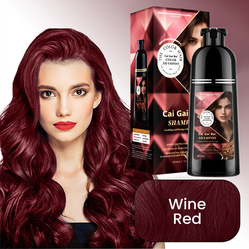 🍎 JETZT 50 % RABATT!✨ Sofortige Haarfärbeshampoo mit Kräuterextrakten für Männer & Frauen