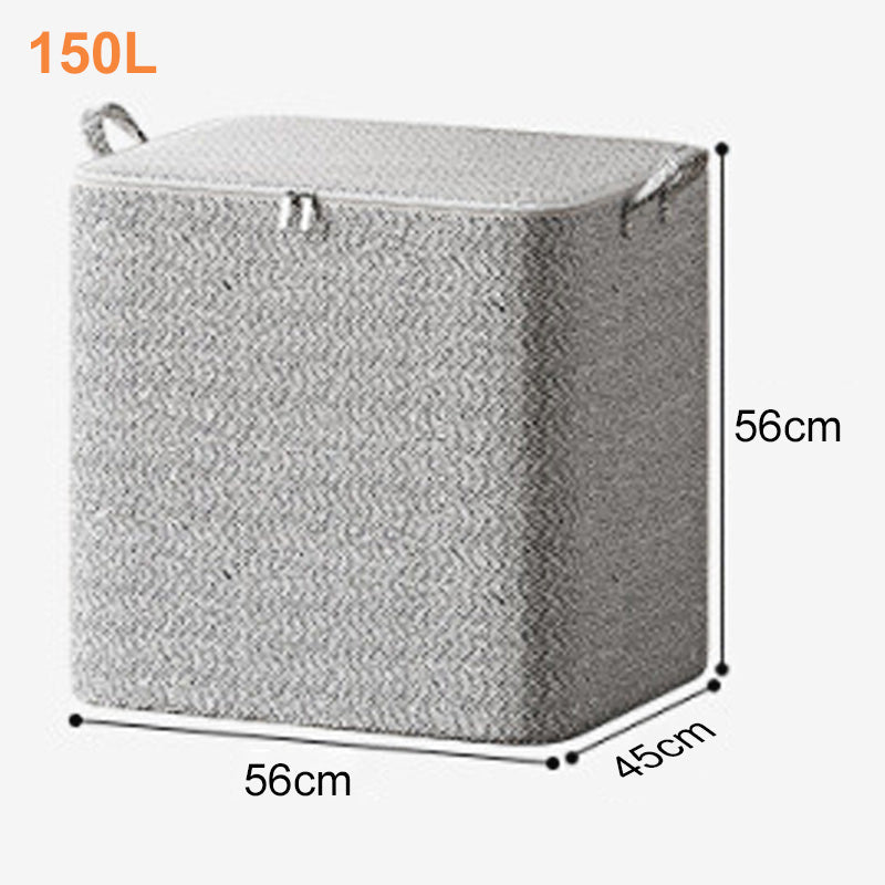 📢 50 % de réduction ! Boîte de Rangement Extra-Large avec Couvercle – 110L à 220L, Idéale pour Couettes, Vêtements & Jouets ! 🛏️🧺✨