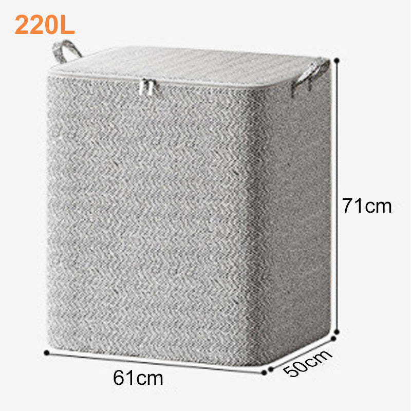 📢 50 % de réduction ! Boîte de Rangement Extra-Large avec Couvercle – 110L à 220L, Idéale pour Couettes, Vêtements & Jouets ! 🛏️🧺✨