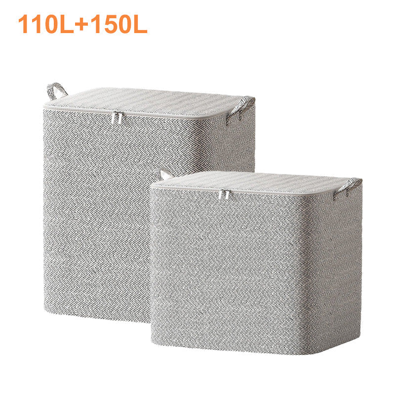 📢 50 % de réduction ! Boîte de Rangement Extra-Large avec Couvercle – 110L à 220L, Idéale pour Couettes, Vêtements & Jouets ! 🛏️🧺✨