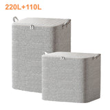 📢 50 % de réduction ! Boîte de Rangement Extra-Large avec Couvercle – 110L à 220L, Idéale pour Couettes, Vêtements & Jouets ! 🛏️🧺✨