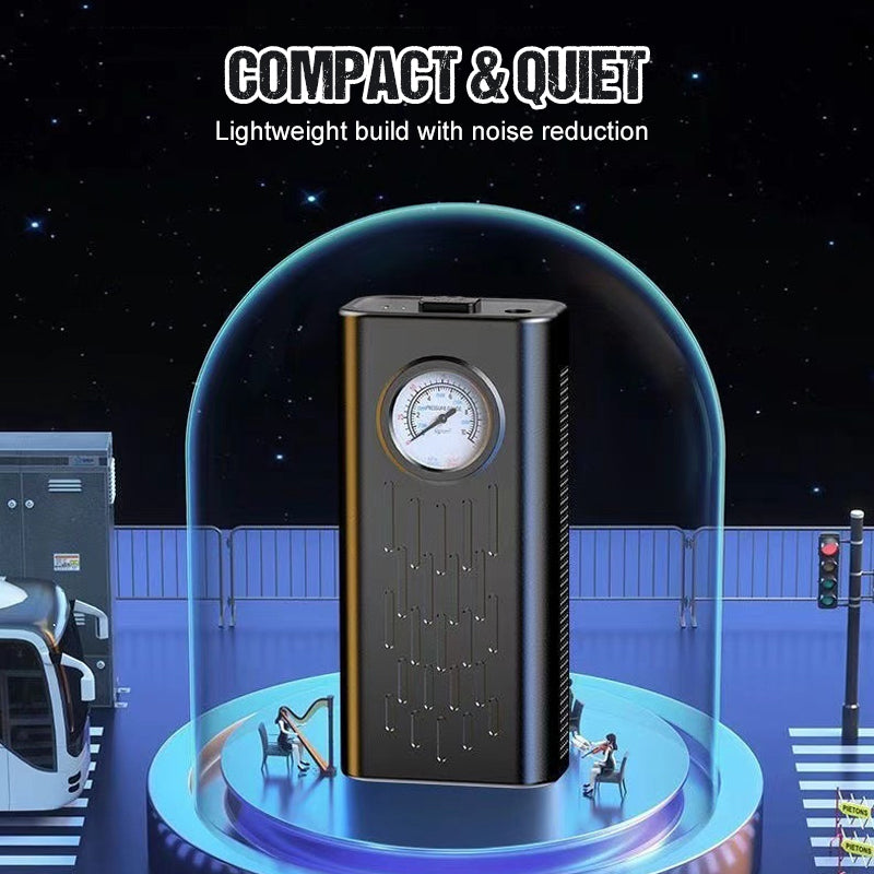 Kabelloser tragbarer Hand-Reifenfüller für Autos✨✨1s Inflation – Dual Motor Boosting, Universal-Luftpumpe für Autos, Elektrofahrzeuge, Motorräder, Fahrräder und Ballaufpumpen