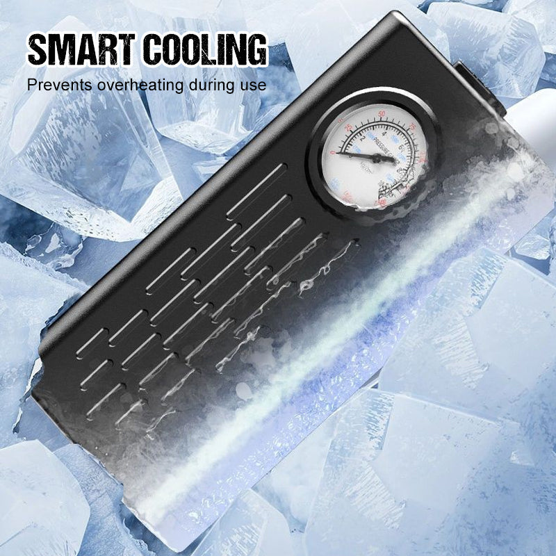 Kabelloser tragbarer Hand-Reifenfüller für Autos✨✨1s Inflation – Dual Motor Boosting, Universal-Luftpumpe für Autos, Elektrofahrzeuge, Motorräder, Fahrräder und Ballaufpumpen